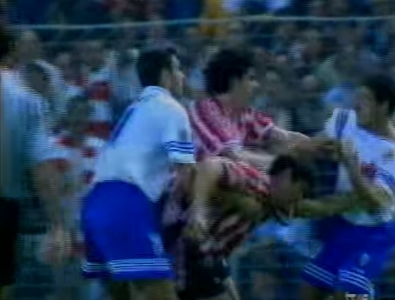 Pelea de Kily Gonzalez y Lizarazu