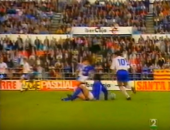 Gol de Aragón al Tenerife