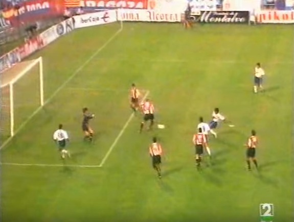 Goles de Gustavo López al Ath.Bilbao, Salamanca, R.Madrid, Valencia y Atl.Madrid