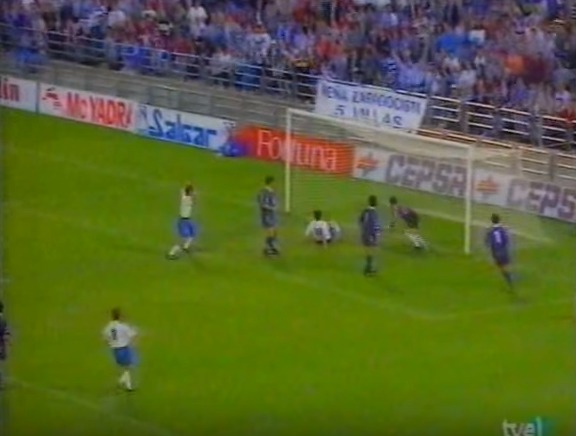 Gol de Poyet al R. Madrid
