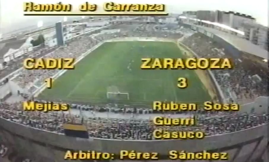 Cádiz CF 1 - 3 Real Zaragoza | Temporada 1985-86