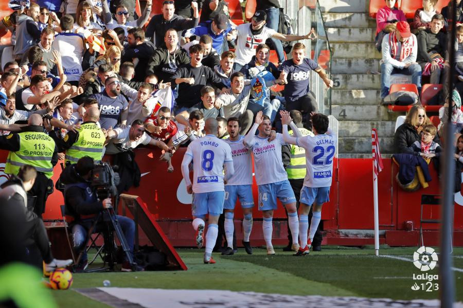 R Sporting Gijón 1 - 2 Real Zaragoza | Crónica