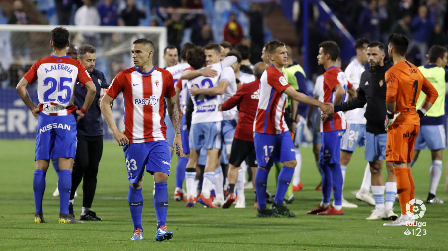 Real Zaragoza 4 - 2 R Sporting Gijón | Crónica