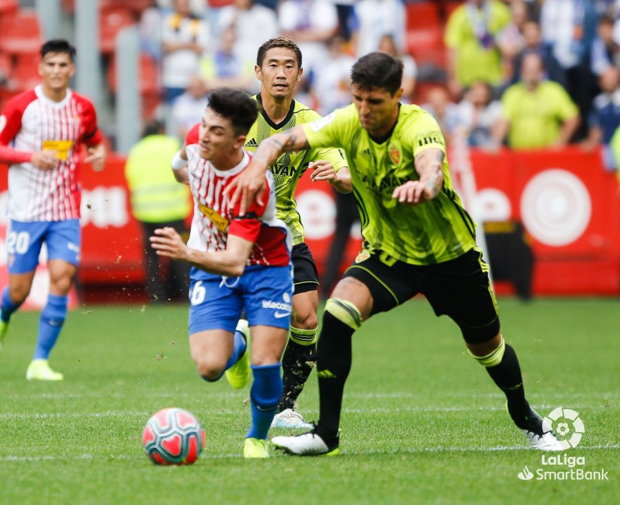R Sporting Gijón 4 - 0 Real Zaragoza | Crónica
