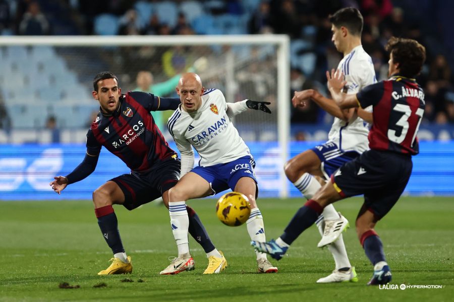 Real Zaragoza 2 - 2 Levante UD | Crónica