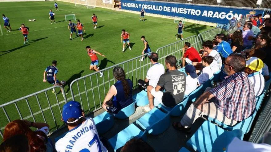El entrenamiento a puertas abiertas del Real Zaragoza: horario y acceso a la Ciudad Deportiva