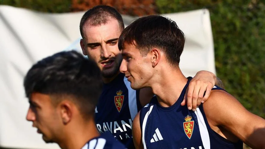 Pau Sans, única ausencia en el entrenamiento zaragocista